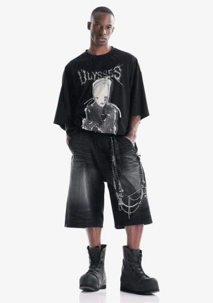 Удлинённые шорты KRAKATAU, цвет: Черный, Rm232-1 купить онлайн