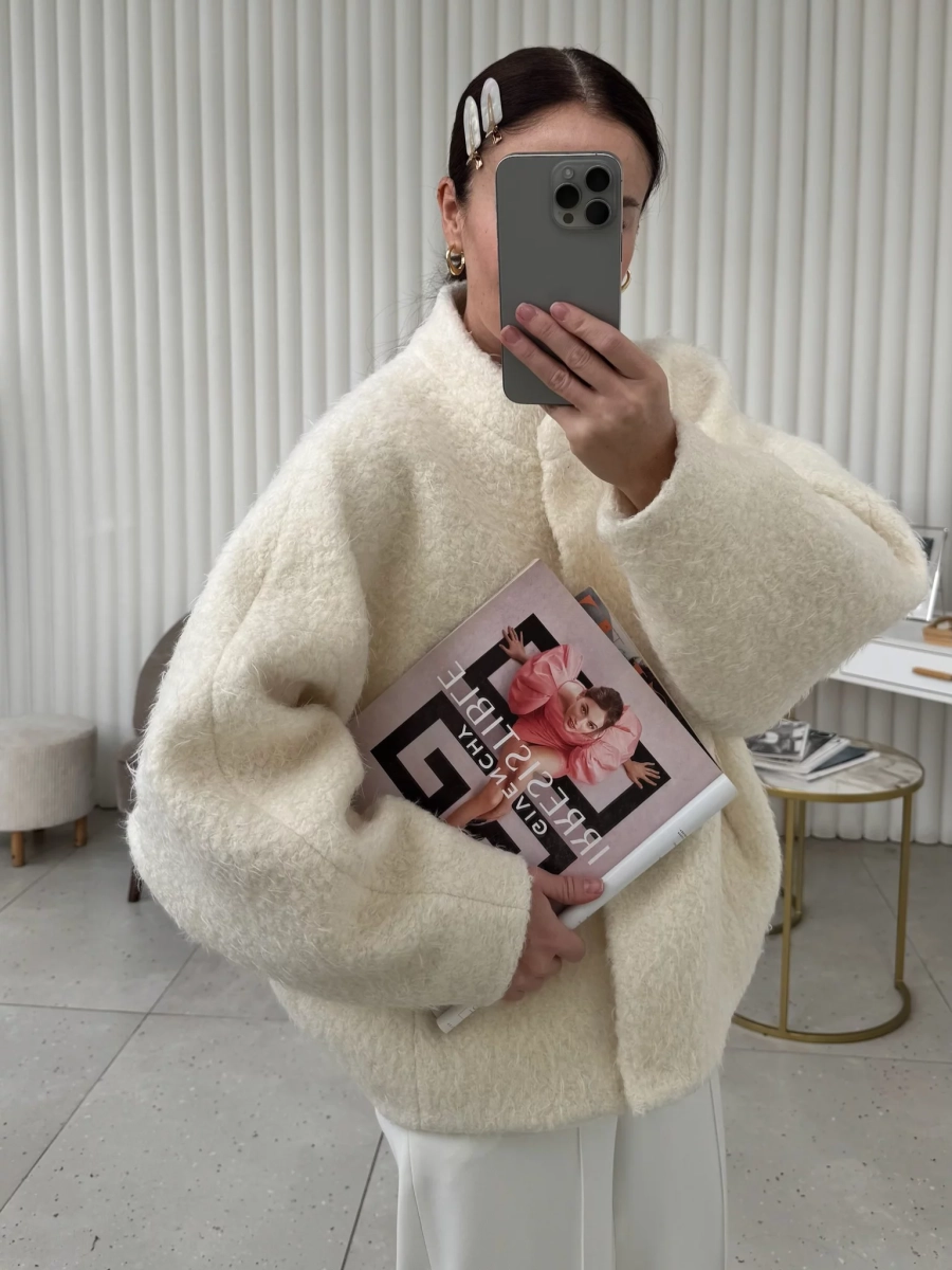 Бомбер I.B.W., цвет: молочный, CO059 купить онлайн