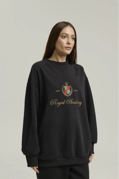 Свитшот ROYAL ACADEMY Erist store, цвет: Чёрный, НФ-00001232 купить онлайн