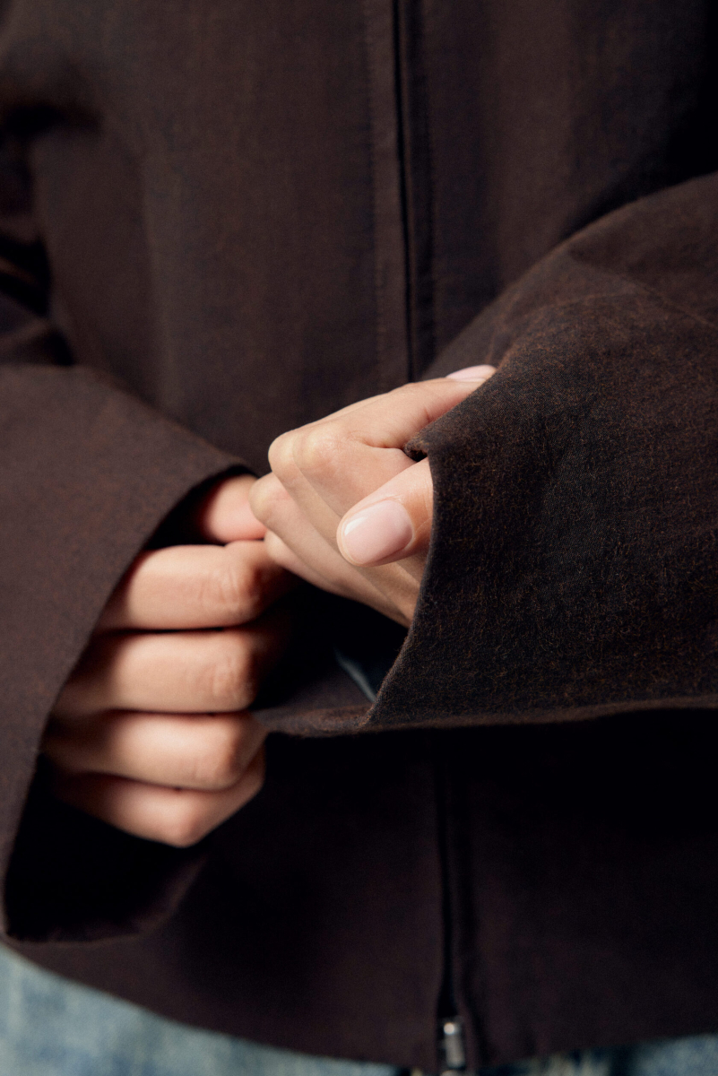 Куртка с объемными плечами NAIPACHE, цвет: Кофейный, 2614012700 купить онлайн