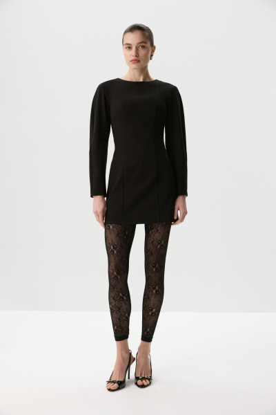 Платье мини с длинным рукавом Charmstore, цвет: Черный, 111-462111-880 купить онлайн