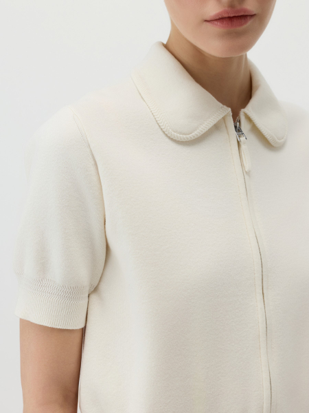 Кардиган на молнии Conso, цвет: белый, KCS 260709 - молочный купить онлайн