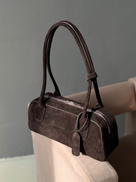 Сумка MUZA brand salad, цвет: suede dark brown J-704-PHR 6767 |новая коллекция купить онлайн