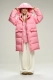 Пуховик удлиненный Pink Erist store, цвет: розовый, НФ-00002828 купить онлайн