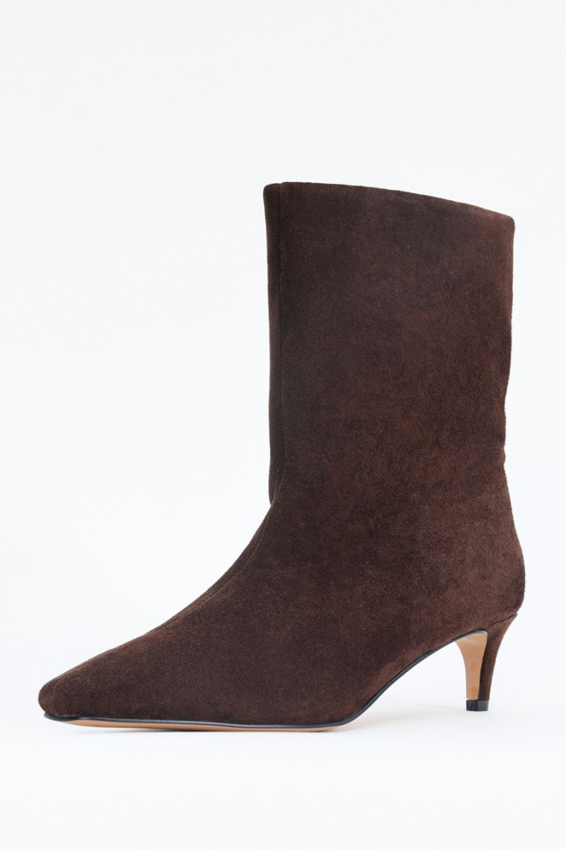 Ботильоны из натуральной замши Lera Nena, цвет: коричневый с принтом LN.302.16630.701 купить онлайн
