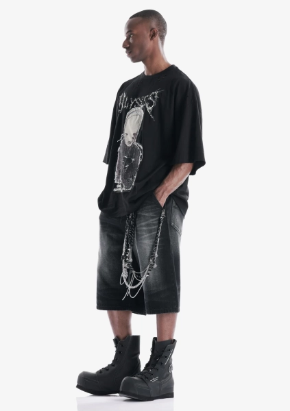 Удлинённые шорты KRAKATAU, цвет: Черный, Rm232-1 купить онлайн