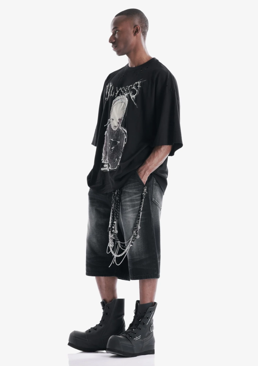 Удлинённые шорты KRAKATAU, цвет: Черный, Rm232-1 купить онлайн