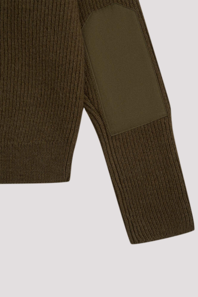 Свитер трикотажный шерсть ГОША РУБЧИНСКИЙ, цвет: хаки, KNSW_0301_KHAKI купить онлайн
