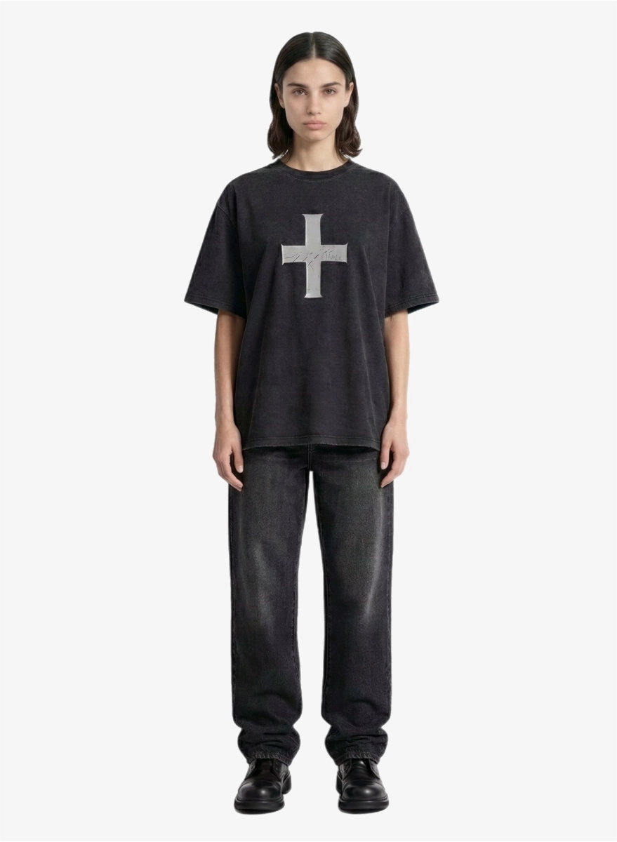 Джинсы винтаж F | ABLE, цвет: Черный, JNS-FBL-VNTG-RGLR-BLCK купить онлайн