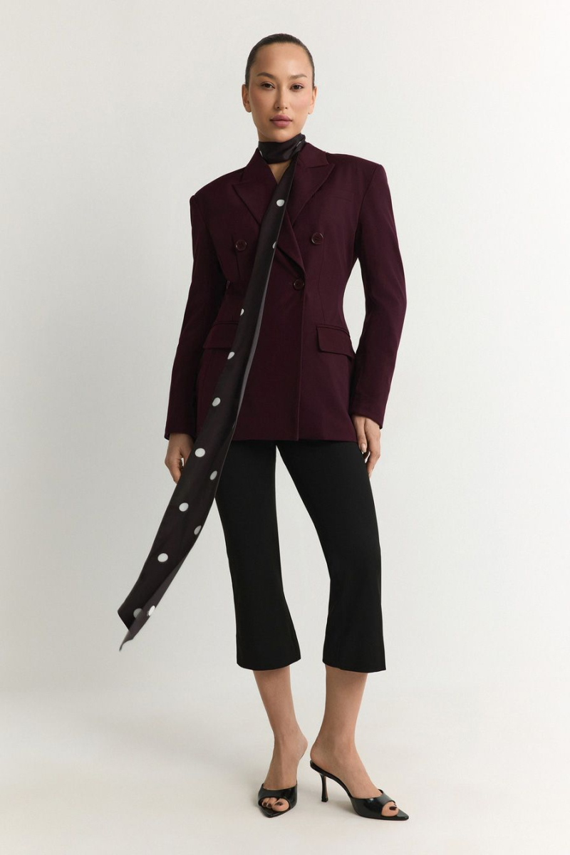 Двубортный жакет TOPTOP, цвет: Бордовый, TT.060.19149.330 купить онлайн