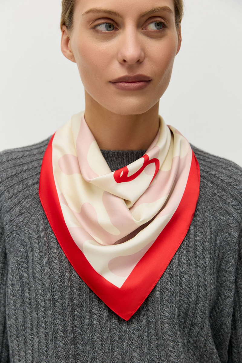 Платок с принтом AROUND, цвет: розовый 187_09PS01 купить онлайн