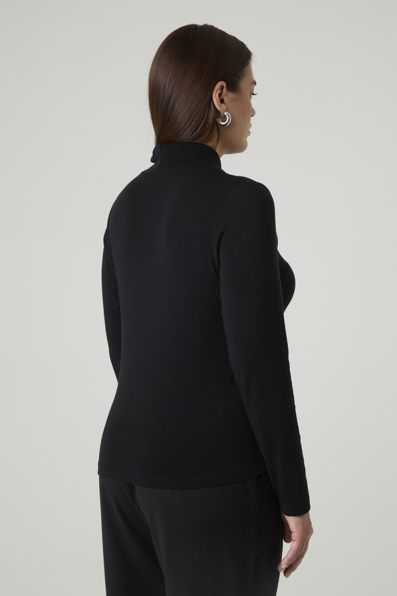 Водолазка с шерстью мериноса 4forms, цвет: Черный, 65486 купить онлайн