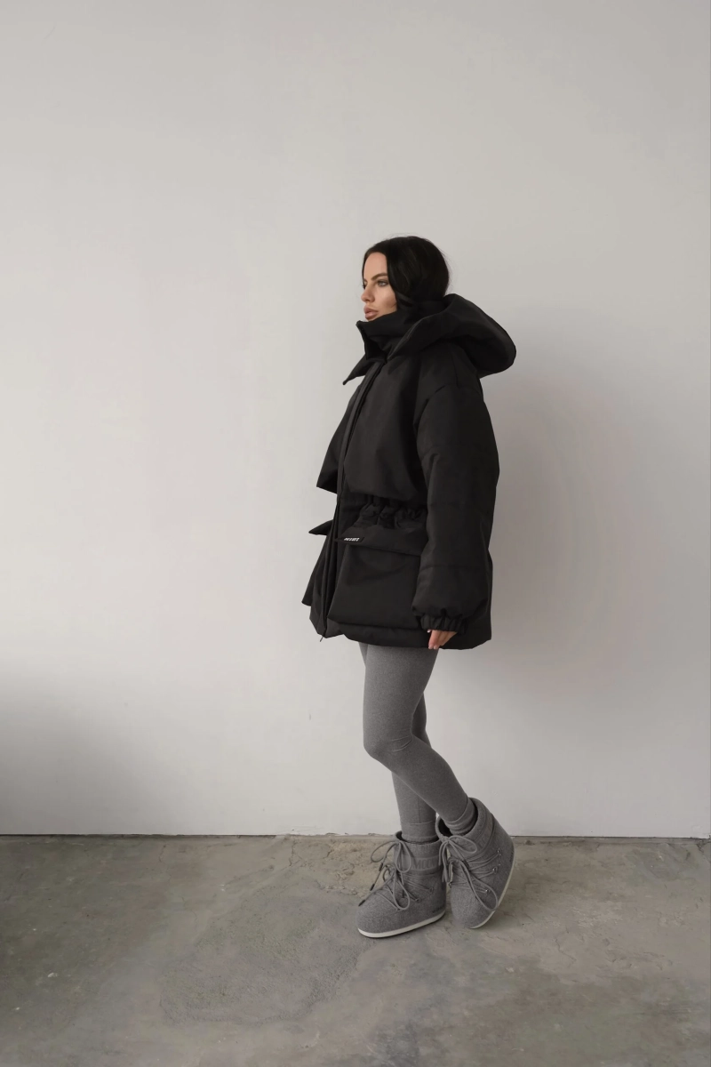 Парка утепленная MINI, цвет: Черный, НФ-00000307 купить онлайн