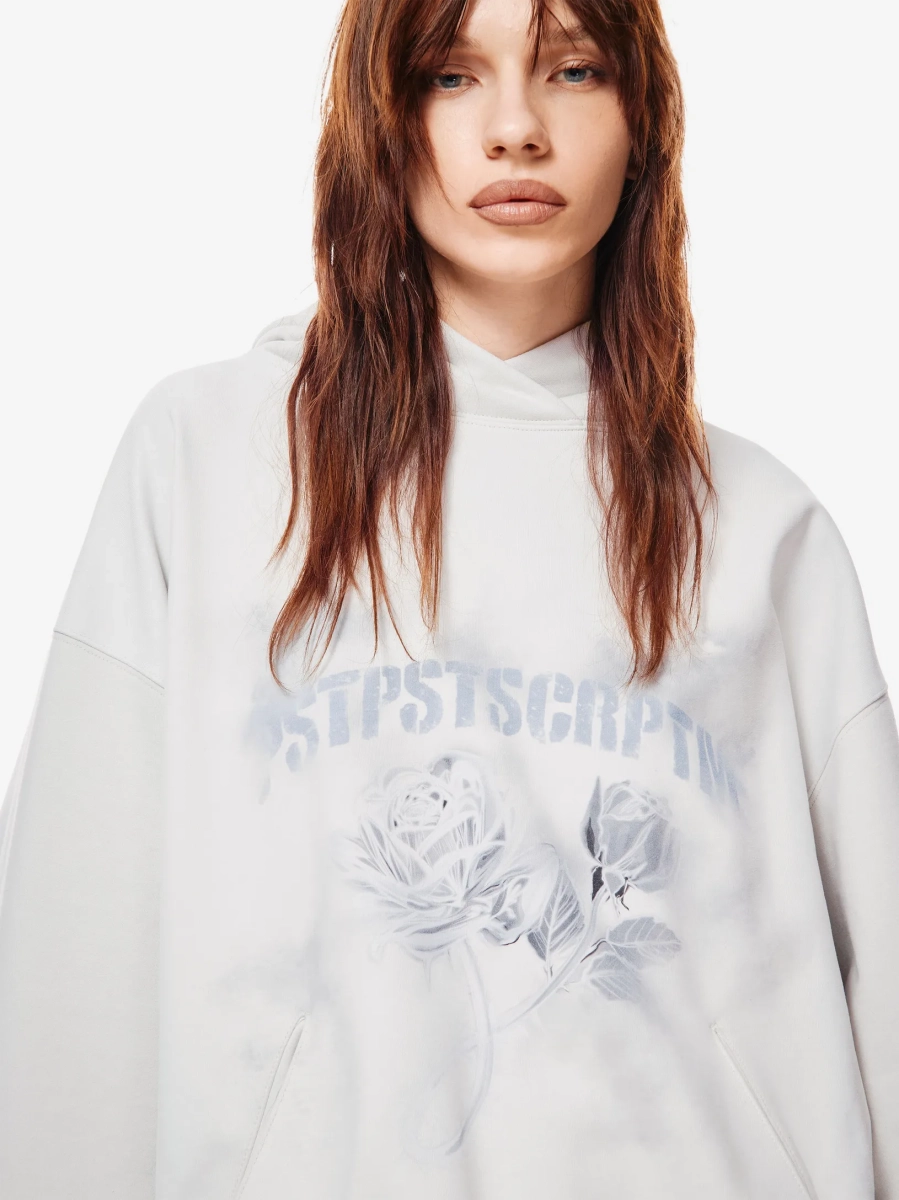 Digital Rose Худи Оверсайз p.p.s., цвет: гипсовый,  купить онлайн