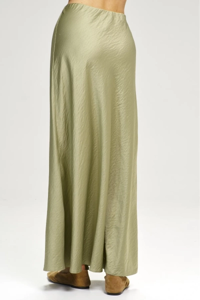 Юбка-годе атласная Matcha Erist store, цвет: зеленый, НФ-00003079 купить онлайн