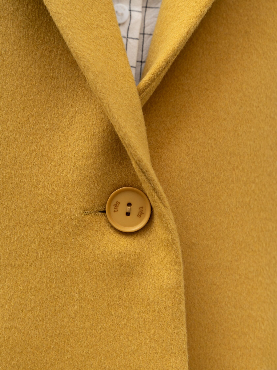 Пальто-пиджак Цыпочка TRES, цвет: Желтый, НФ-00002722 купить онлайн