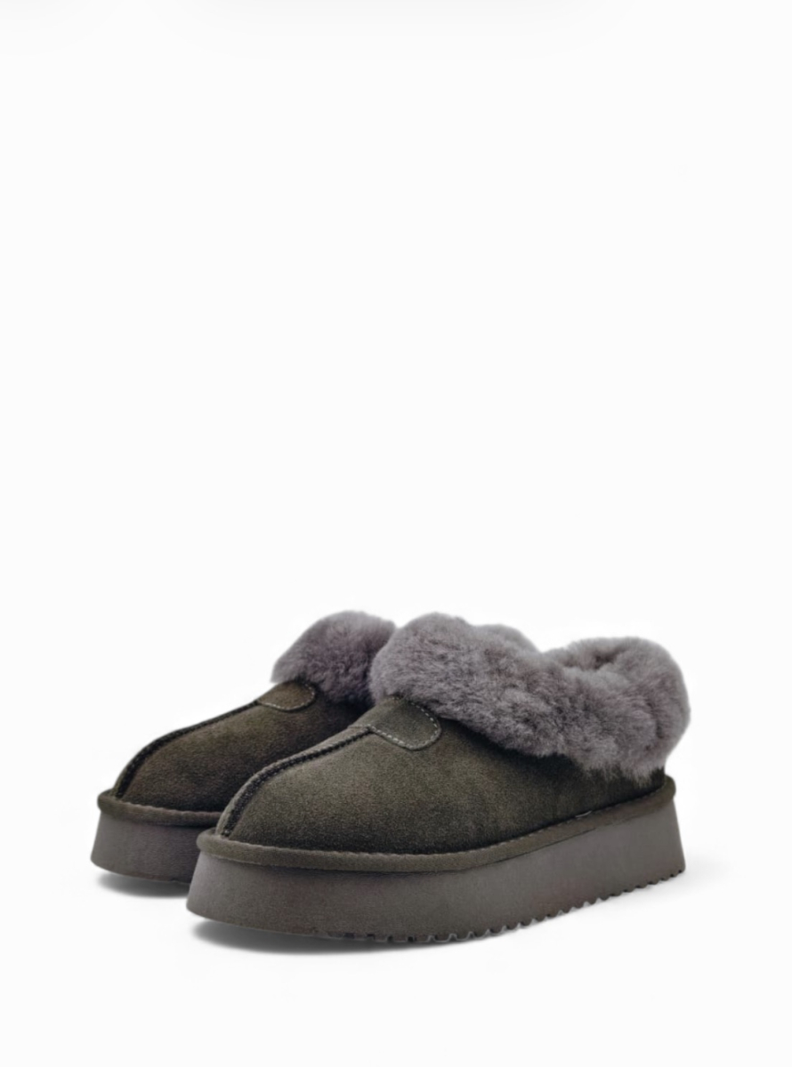 Угги из натуральной замши GRANDERA, цвет: серый lf80561-3 (639) купить онлайн