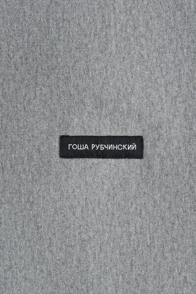 Худи ГОША РУБЧИНСКИЙ, цвет: серый меланж, HD_1601_GREY_MELANGE купить онлайн