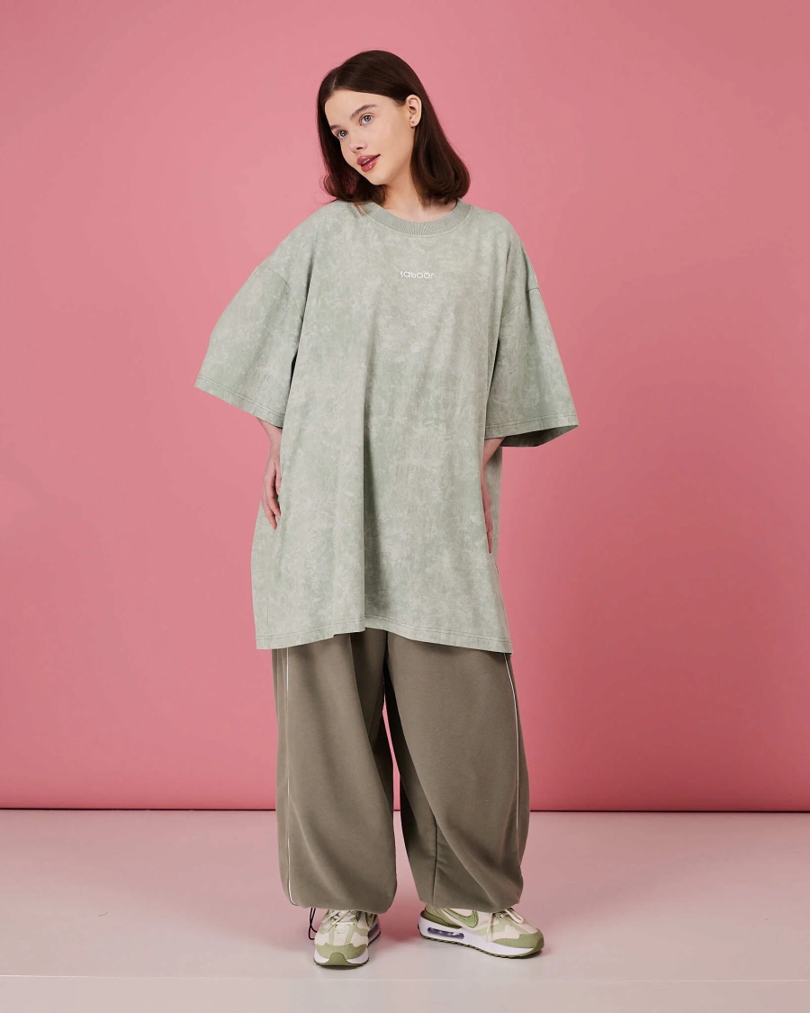 Футболка варенка TABOO, цвет: зеленый, TH-var-lavr купить онлайн