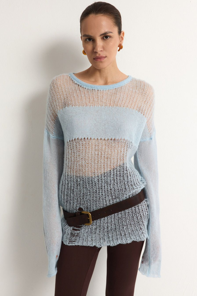 Джемпер с добавлением шерсти и мохера