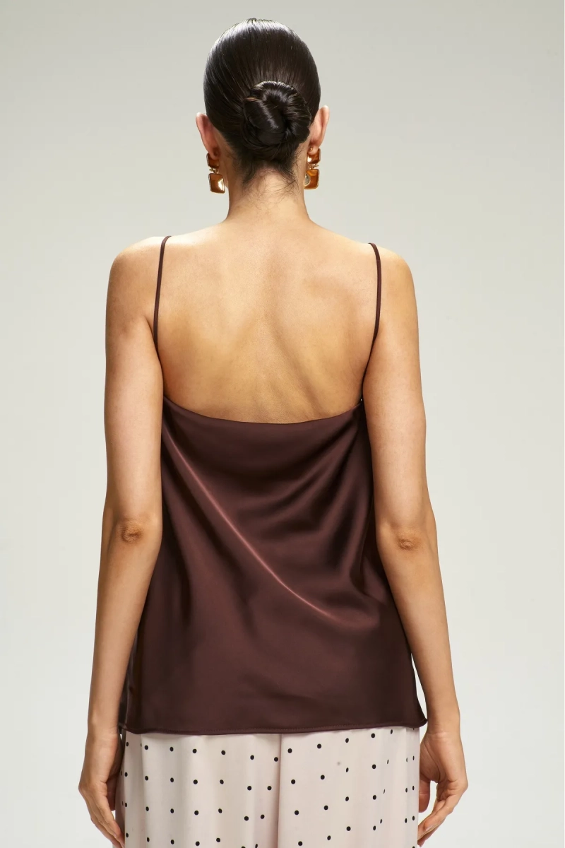 Топ на тонких бретелях Choco