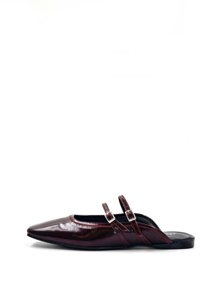 Сабо из натуральной кожи