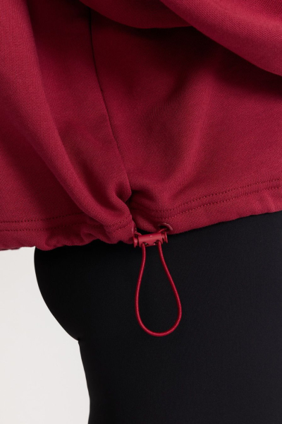 Свитшот из 100% хлопка TOPTOP, цвет: бордовый с принтом, TT.053.17778.331 купить онлайн