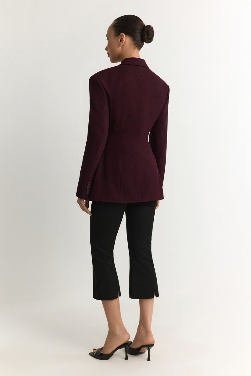 Двубортный жакет TOPTOP, цвет: Бордовый, TT.060.19149.330 купить онлайн