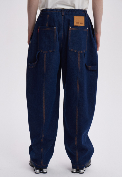 Джинсы мужские BAGGY SORRY, I’M NOT, цвет: синий,  купить онлайн