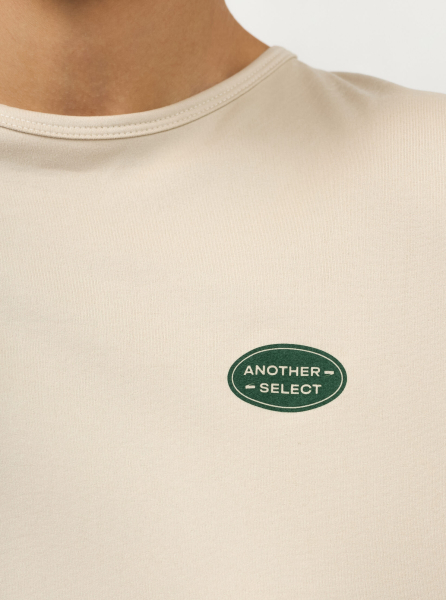 Лонгслив из вискозы ANOTHER SELECT, цвет: бежевый, 00106 купить онлайн