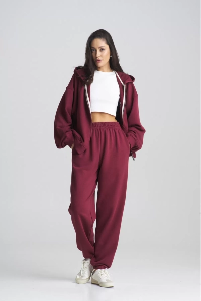 Худи ZIP Wine