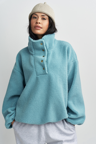 Анорак плюшевый Лазурный Erist store, цвет: синий, НФ-00003303 купить онлайн