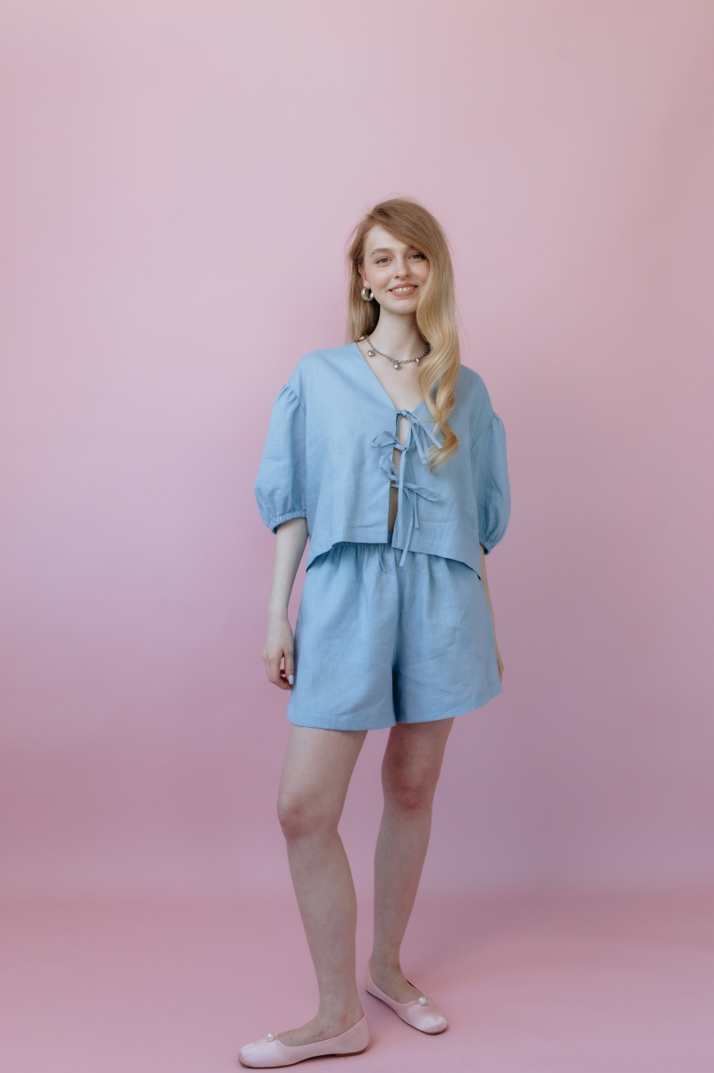 Топ Daisy PUDRA, цвет: голубой, PUDRA0388 купить онлайн