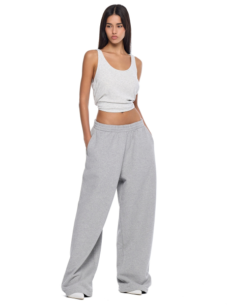 Широкие брюки FRHT&OUT OF REACH, цвет: серый, SWPLGGM купить онлайн