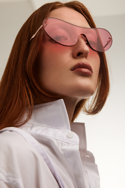 Очки солнцезащитные Fakoshima x Беспринципные SWAN FAKOSHIMA, цвет: NYLON ROSE PINK SWAN-PINK купить онлайн