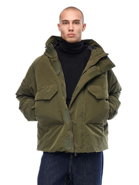 Пуховик FRHT Shades FRHT&OUT OF REACH, цвет: olive, DJSHDSLV купить онлайн