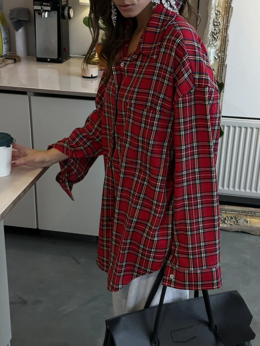 Рубашка "OLD SCHOOL" MIARTLAND, цвет: красный, НФ-00000107 купить онлайн