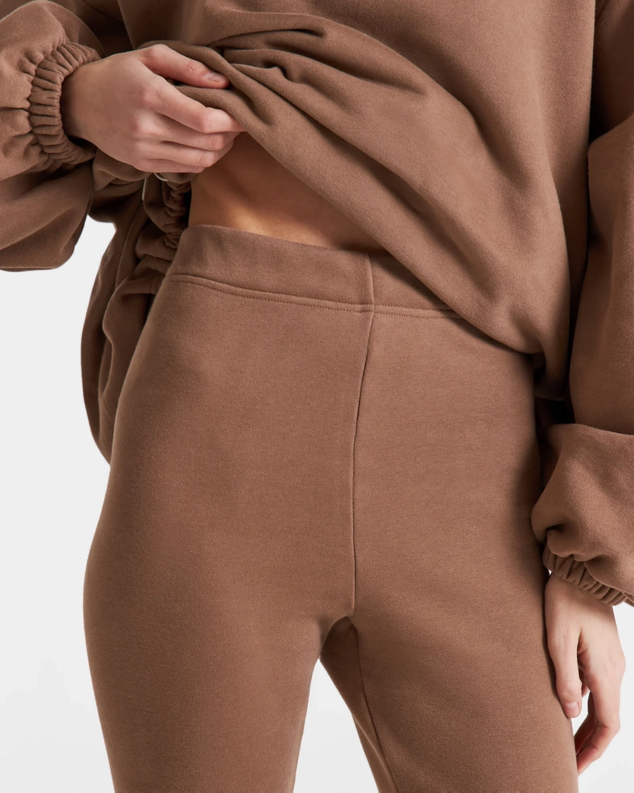 Брюки SLIM FIT с эффектом велюра NUT Anmuse, цвет: коричневый,  купить онлайн