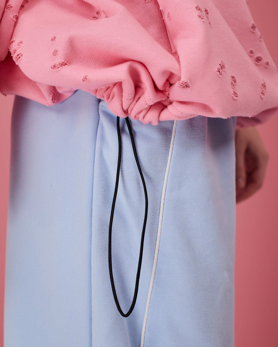 Табуха с затяжками рванка TABOO, цвет: розовый, TsZ04 купить онлайн