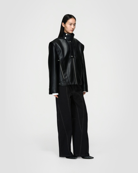 Куртка Кожаная Nightfall Jacket Berhasm, цвет: Черный, jac25-1-black купить онлайн