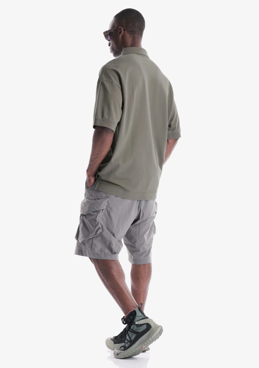 Футболка-поло KRAKATAU, цвет: елово-серый, Tm139-52 купить онлайн