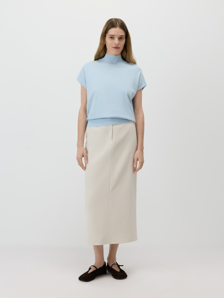 Джемпер из вискозы Conso, цвет: голубой, KJS 260718 - голубой купить онлайн