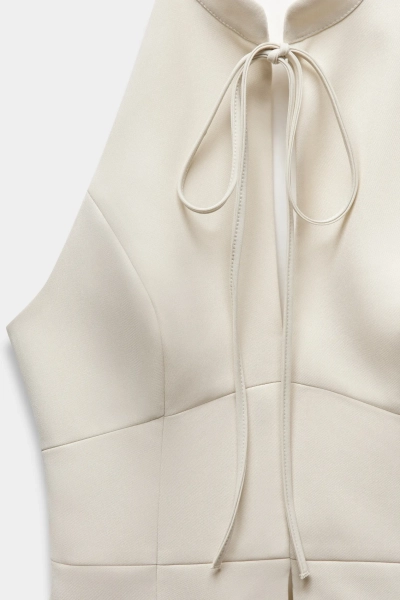 Топ с воротником стойкой REFERT, цвет: молочный, 13-4151/2-2511 купить онлайн