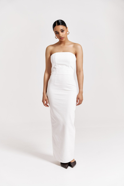 Платье DENIM WHITE YONS, цвет: белый, YO-431 купить онлайн