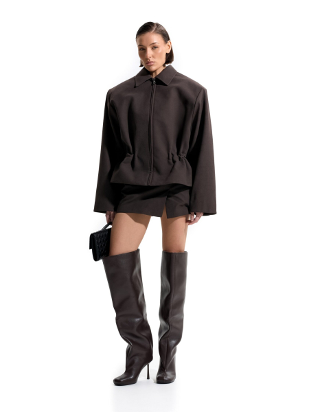 Куртка ‘ЕВА’ ANOTHER SELECT, цвет: коричневый, 00166 купить онлайн