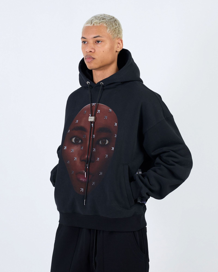 Худи LUNA FACE 580GR BLACK ASIA ST 71, цвет: Черный, Ast71.hood-Lunaface-bl купить онлайн