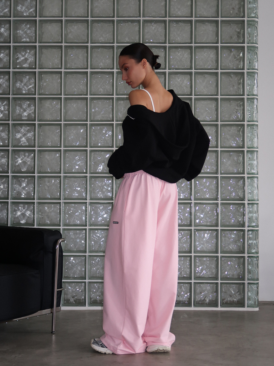 Брюки на резинке MIARTLAND, цвет: розовый НФ-00000771 |трендовая новинка купить онлайн