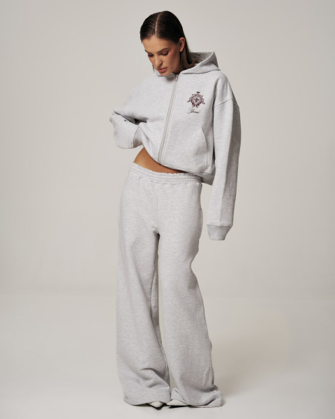 Худи YONS STUDIOS MELANGE YONS, цвет: серый, YO-787 купить онлайн