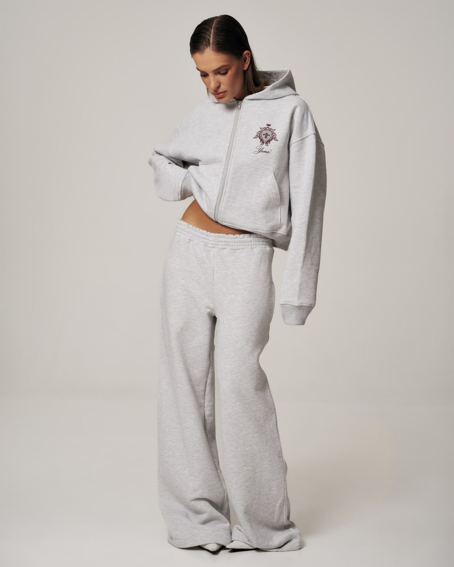 Худи YONS STUDIOS MELANGE YONS, цвет: серый, YO-787 купить онлайн