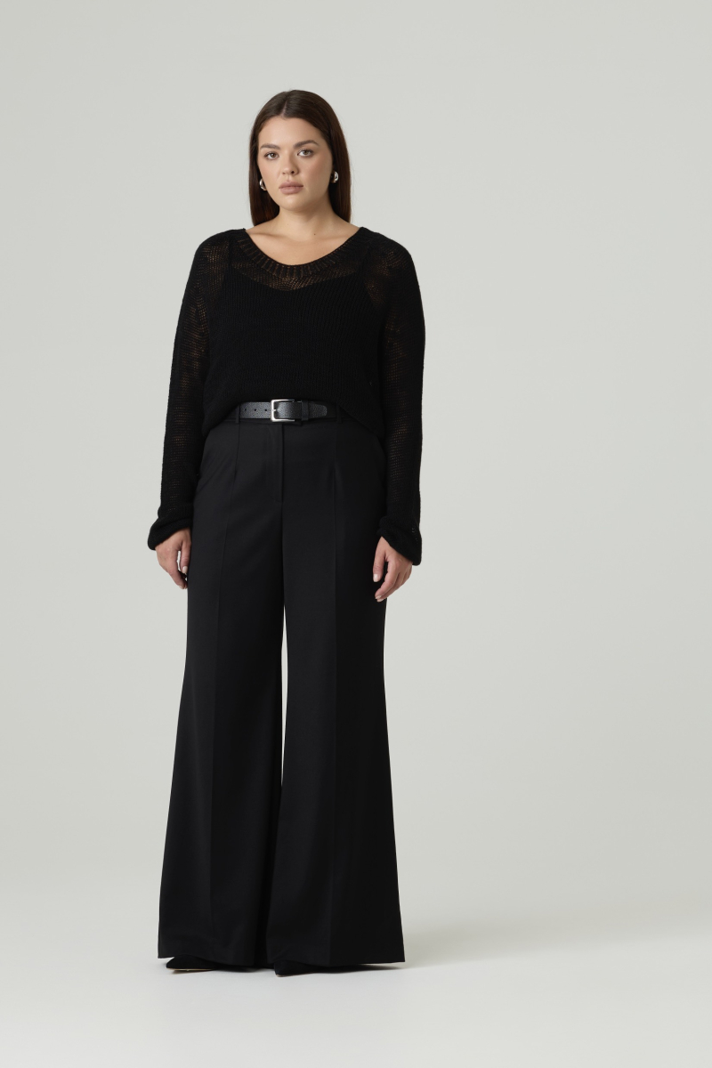 Джемпер вязаный "паутинка" 4forms, цвет: Черный, 65493 купить онлайн